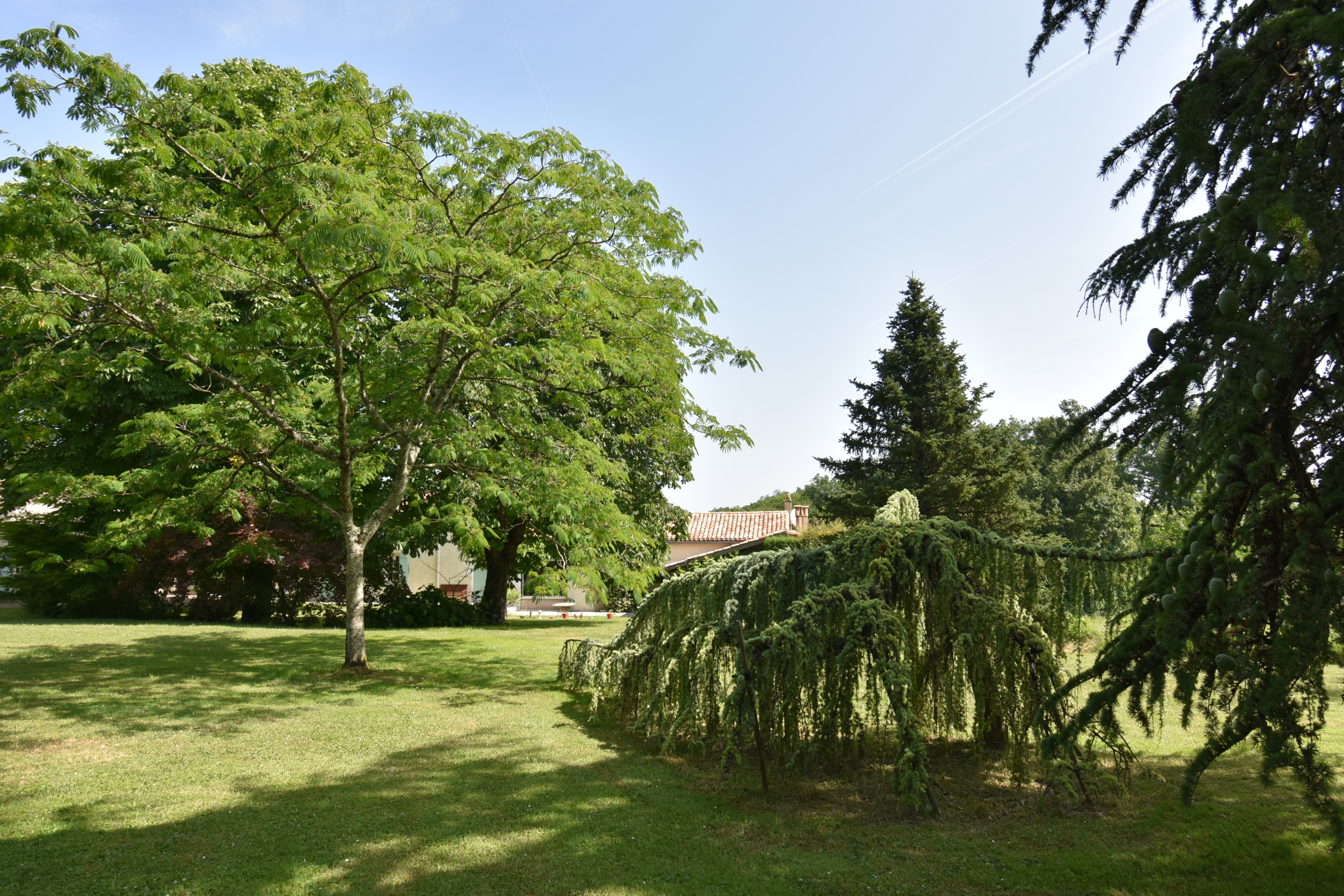 Propriété avec vue exceptionnelle, deux gites et piscine.